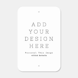 Create Your Own Non Reflective 12" x 18" Parking Metal Sign
