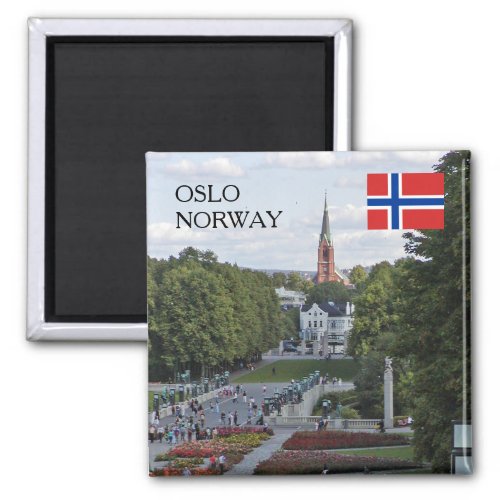 Create your own Norway photo travel souvenir Magnet
