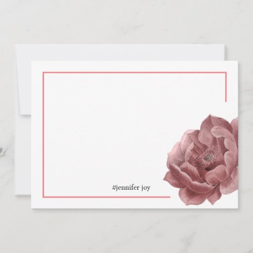 Create your own Note Card thank you card 