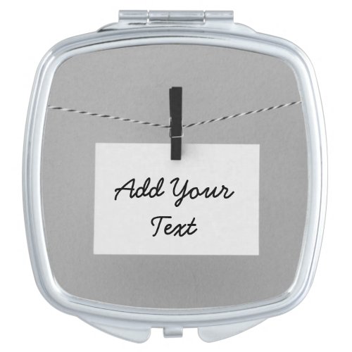 Create Your Own Note Personalize It Compact Mirror