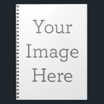 Create Your Own Notebook<br><div class="desc">Make your notebook truly personal by designing your own. Add your own photos and text for a truly unique notebook that