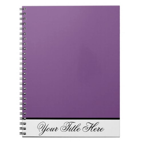 Create your own notebook journal agenda notebook