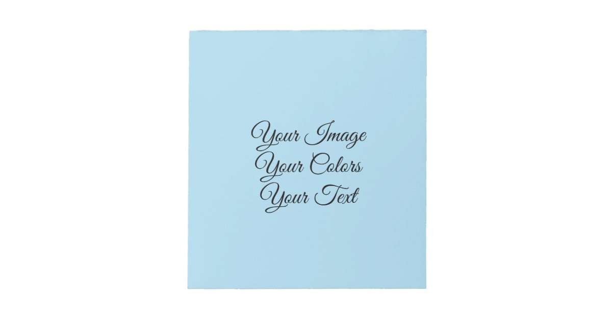 Create Your Own Notepad | Zazzle