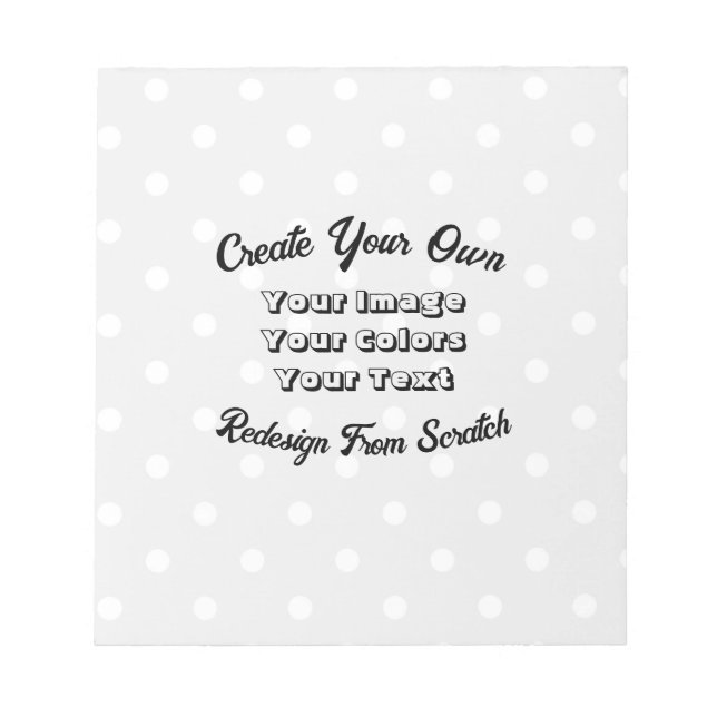 Create Your Own Notepad (Front)
