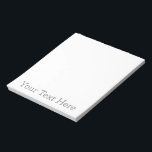 Create Your Own Notepad<br><div class="desc">Design a one of a kind notepad with our cool personalization tool. Make it your own by adding your personal photos and text. Simply click "Customize" to get started.</div>