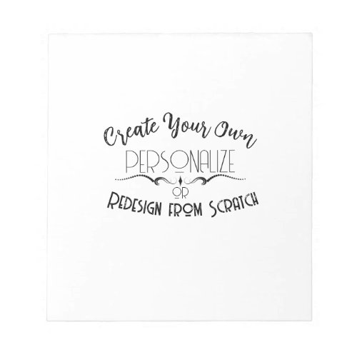 Create Your Own Notepad