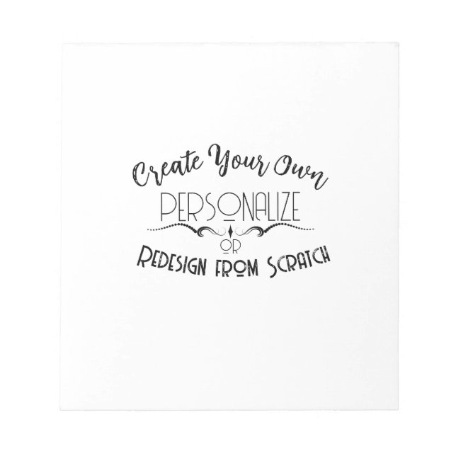 Create Your Own Notepad (Front)