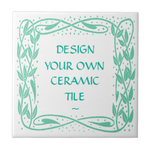 Create Your Own Nouveau Garden Tile