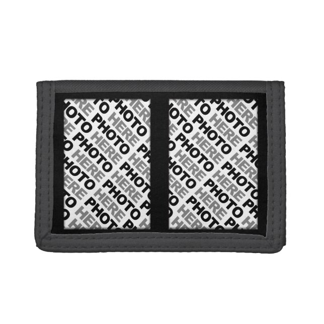 Create Your Own Nylon Wallet Add 2 Vertical Photos (Front)
