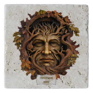 Create Your Own Oak Tree Green Man Trivet