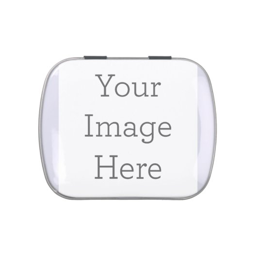 White Jelly Belly™ Candy Tin (Top)