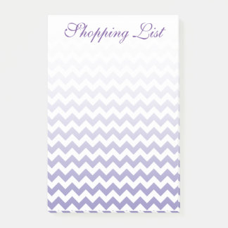 Create Your Own Ombre Chevron Pattern Post-it Notes