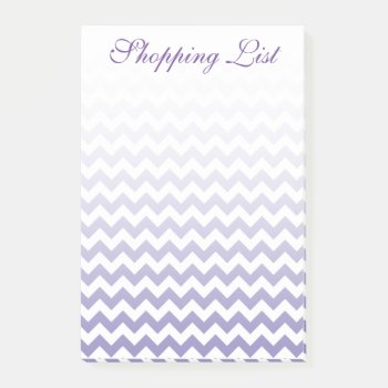 Create Your Own Ombre Chevron Pattern Post-it Notes by cliffviewgraphics at Zazzle