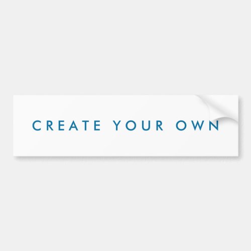 Create Your Own One of a Kind Bumper Sticker