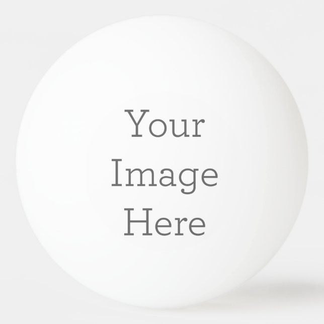 One Star Ping Pong Ball, White (Front)