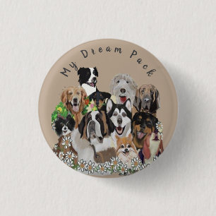 Create Your Own Or Not Template Happy Dog Pack Button