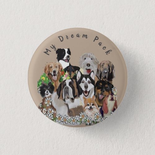 Create Your Own Or Not Template Happy Dog Pack Button