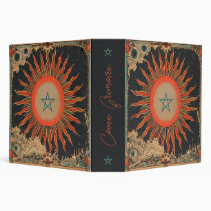 Create Your Own Orange Sun Solar Magic 3 Ring Binder