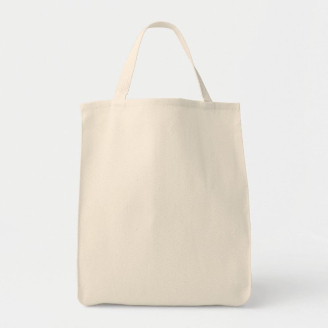 Create Your Own Organic Grocery Tote Bag Custom (Front)