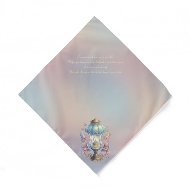 Create Your Own Ornate Fairy Lamp Bandana (Front)