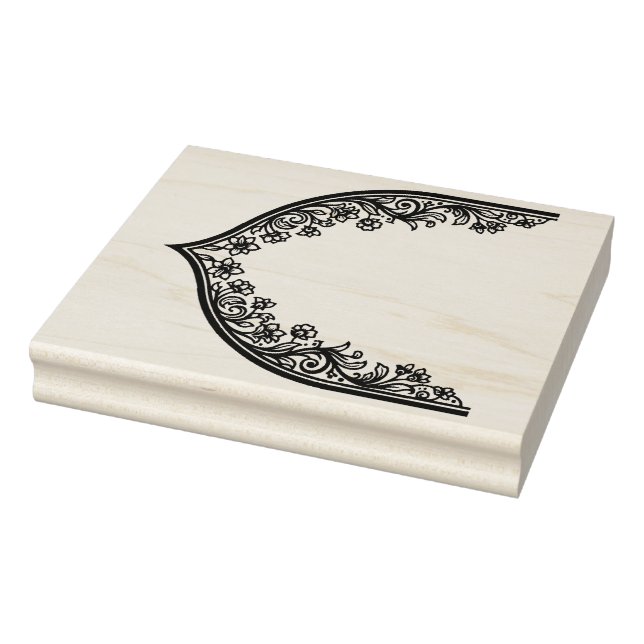 Create Your Own Ornate Floral Arch Rubber Stamp (Stamp)