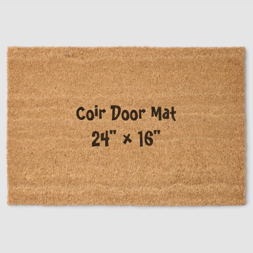 Create Your Own Outdoor Fiber Doormat