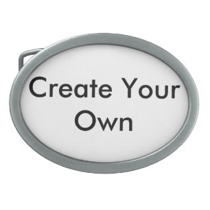 Create Your Own Oval Belt Buckle