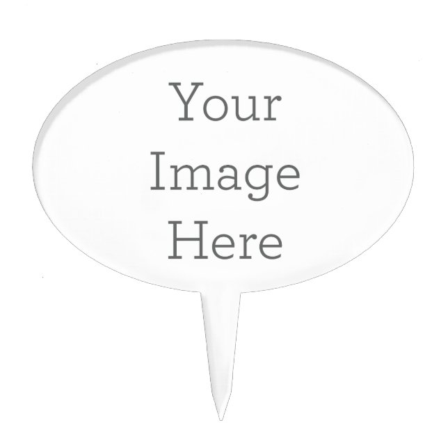 Oval Cakepick (Front)