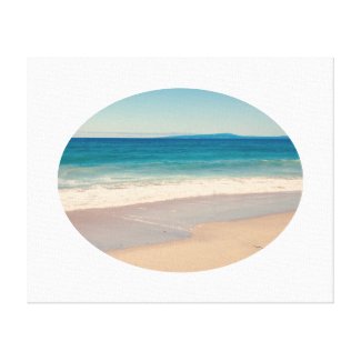 Create Your Own Oval Landscape Photo Canvas Print