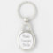 Create Your Own Oval Metal Keychain