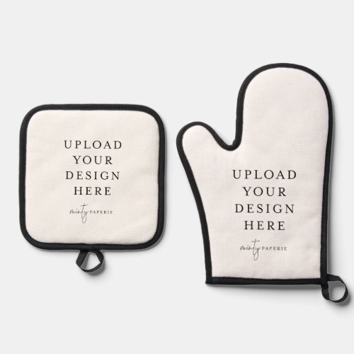 Create Your Own Oven Mitt and Pot Holder Oven Mitt  Pot Holder Set