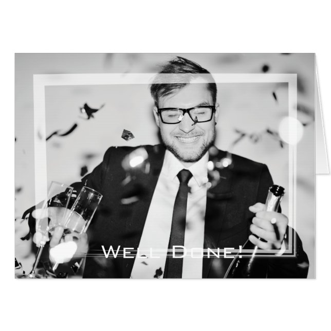 Create-Your-Own Oversized Photo Greeting Card (Front Horizontal)