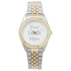 Create Your Own Oversized Two-Tone Bracelet Watch