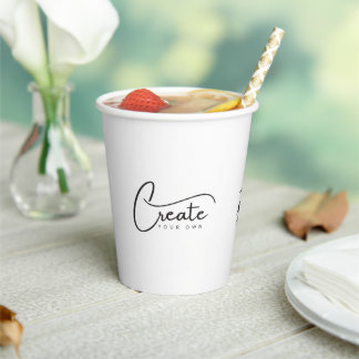 Create Your Own Paper Cups