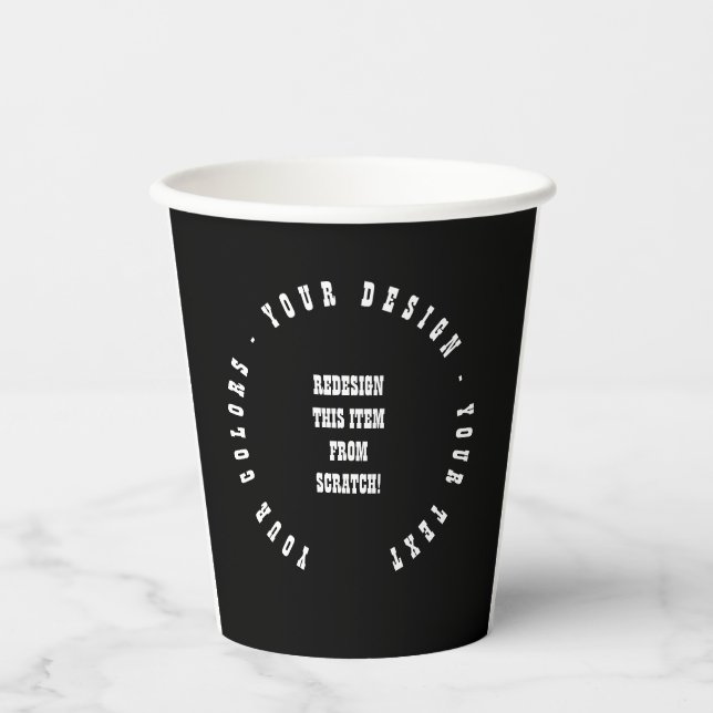 Create Your Own Paper Cups (Front)