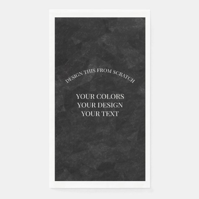 Create Your Own Paper Guest Towels (Front)