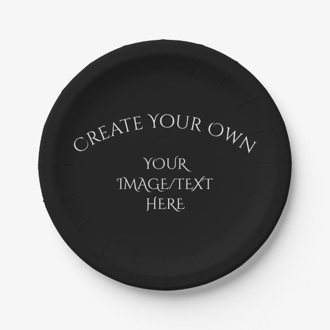 Create Your Own Paper Plates (Front)