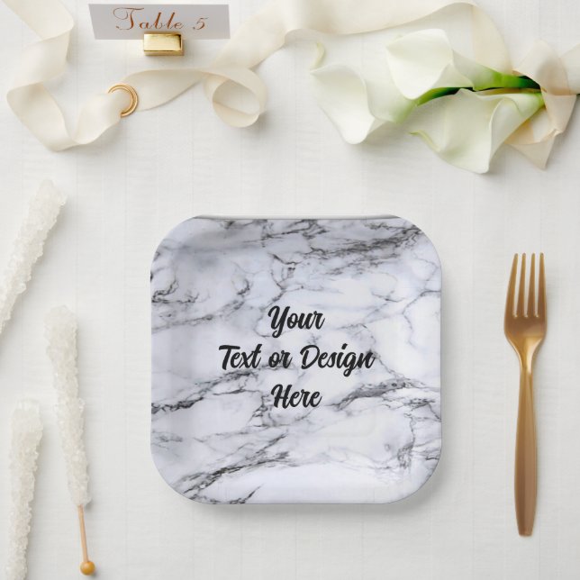 Create Your Own Paper Plates (Wedding)