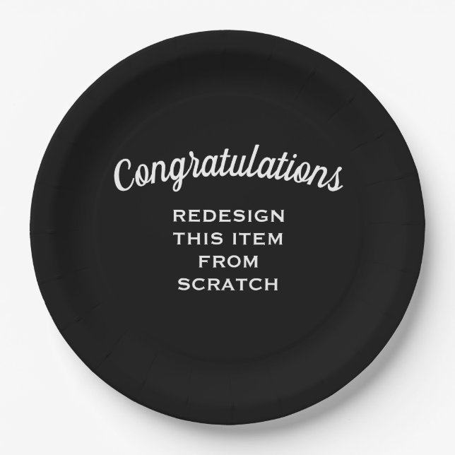 Create Your Own Paper Plates (Front)