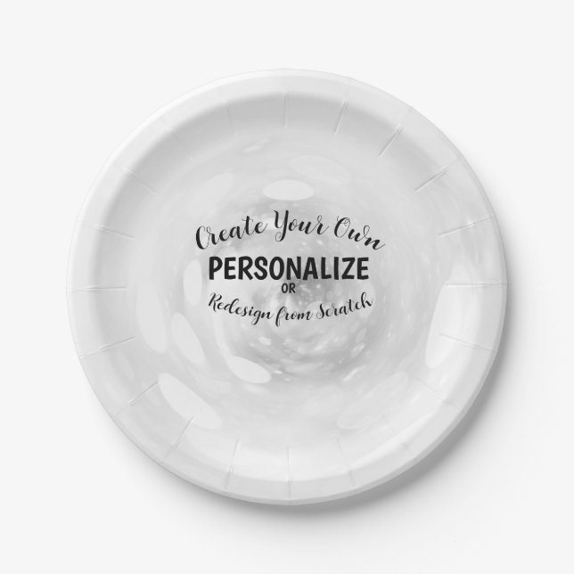 Create Your Own Paper Plates (Front)