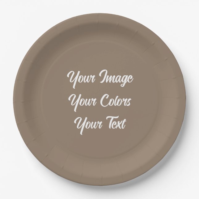 Create Your Own Paper Plates (Front)