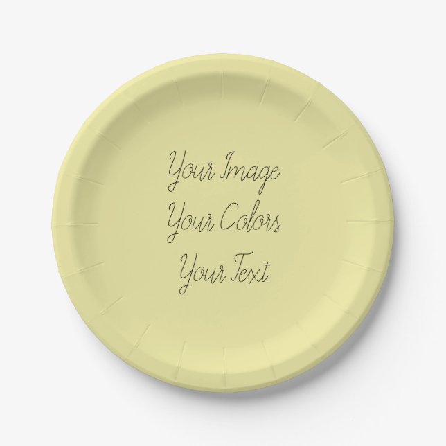 Create Your Own Paper Plates (Front)