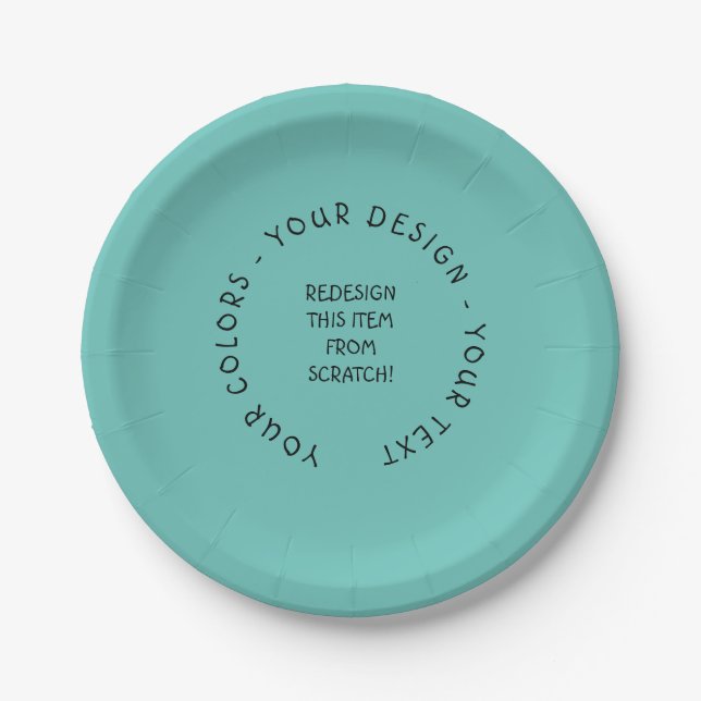 Create Your Own Paper Plates (Front)