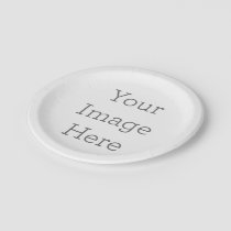 Create Your Own Paper Plates, 7" Round Paper Plates