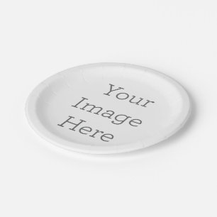 Create Your Own Paper Plates, 7" Round Plates