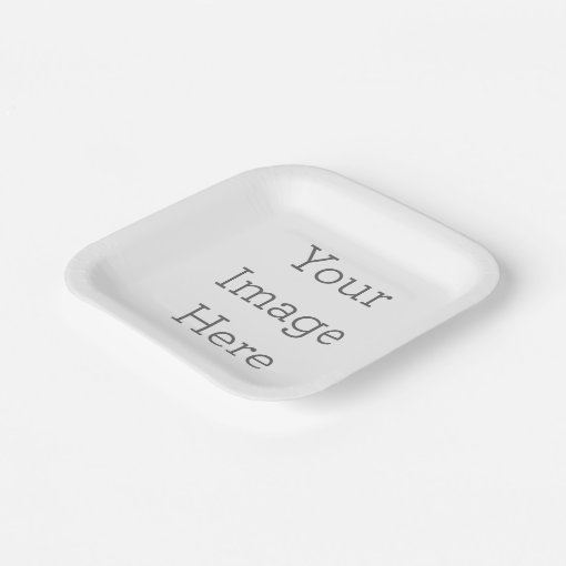 Create Your Own Paper Plates 7 Square Zazzle