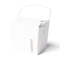 Create Your Own Paper Take Out Favor Box