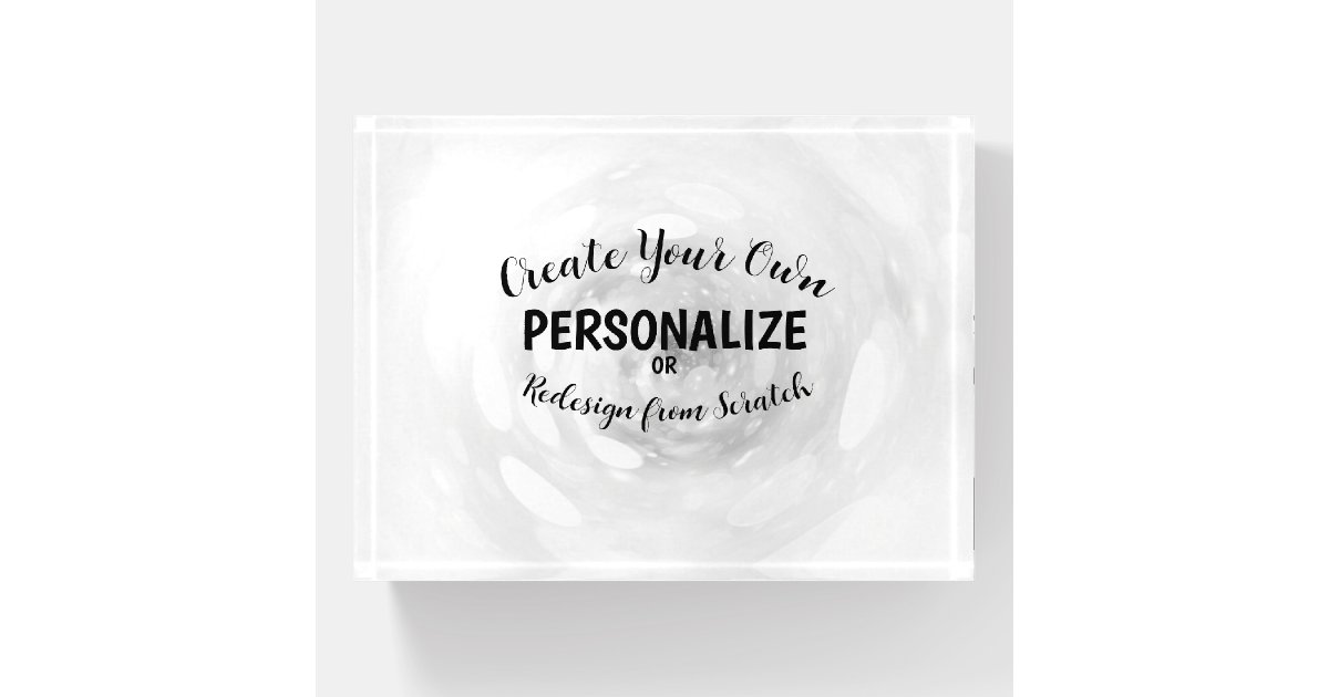 Create Your Own Paperweight Zazzle