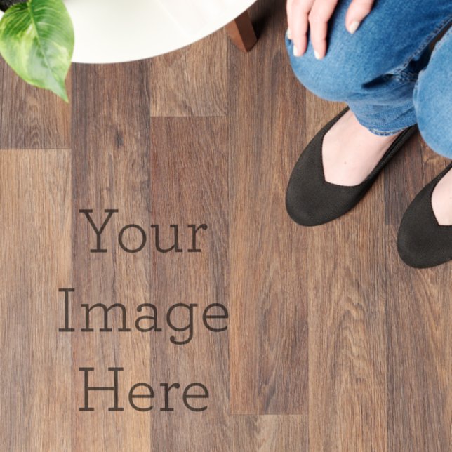 Floor Decal, Size: 12.00" x 12.00", Style: Partial Transparent Design: No White Underbase, Shape: Custom Cut (Floor)