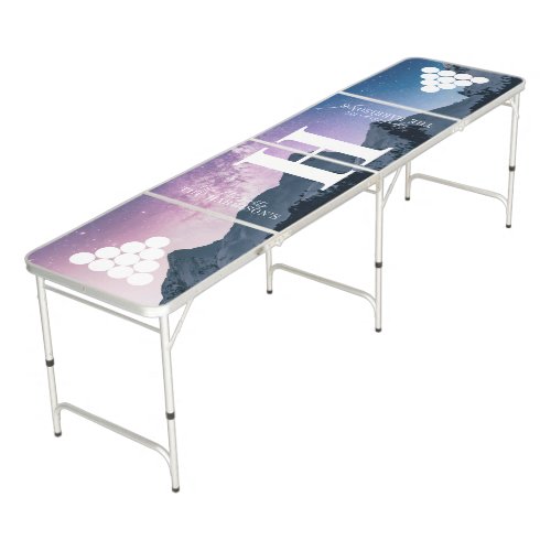Create Your Own Party Mountain Landscape Beer Pong Table